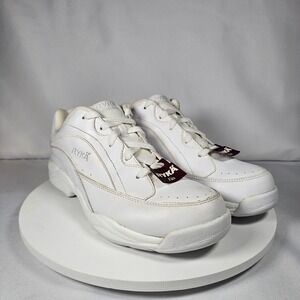 RYKA FITS Walking Shoes Womens 9.5 Athletic Sneakers Leather Wht See Description